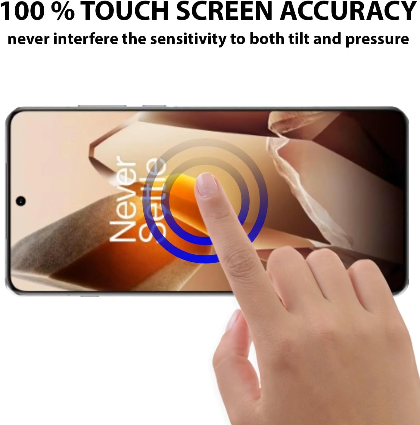 Al-HuTrusHi Screen protector compatible with OnePlus 13R / OnePlus Ace 5 / OnePlus Ace 5 Pro Screen Protector Tempered Glass [HD Full Coverage][Easy Installation][Touch Sensitive][ Anti-Shatter]
