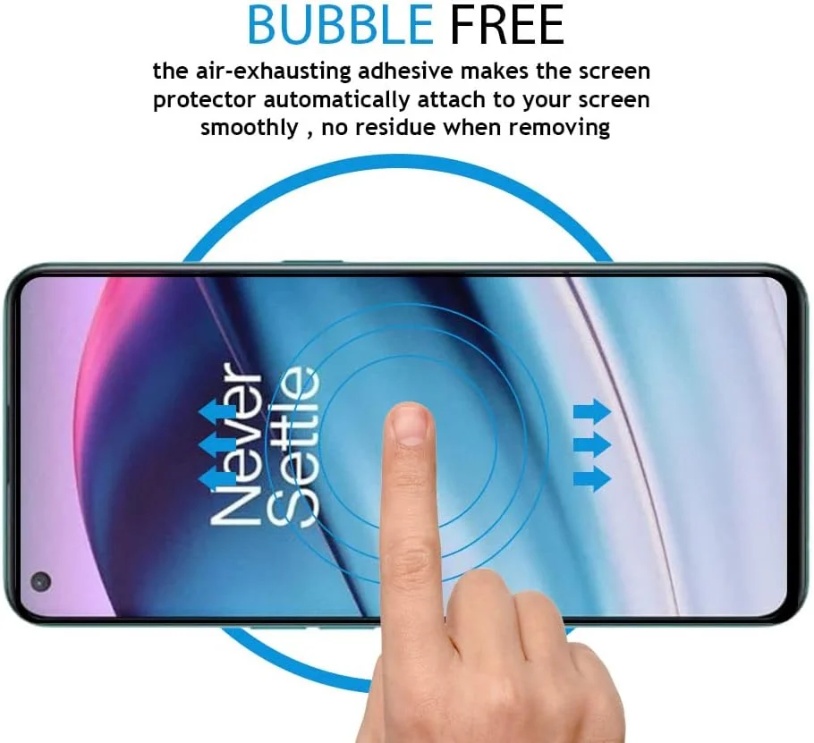 محافظ صفحه نمایش Al-HuTrusHi برای OnePlus Nord 2T / CE 2 5G / 2 5G / N20 - شیشه حرارت دیده با پوشش کامل HD، نصب آسان، فیلم محافظ با سختی 9H محافظ صفحه نمایش Al-HuTrusHi برای OnePlus Nord 2T / CE 2 5G / 2 5G / N20 - شیشه حرارت دیده با پوشش کامل HD، نصب آسان، فیلم محافظ با سختی 9H