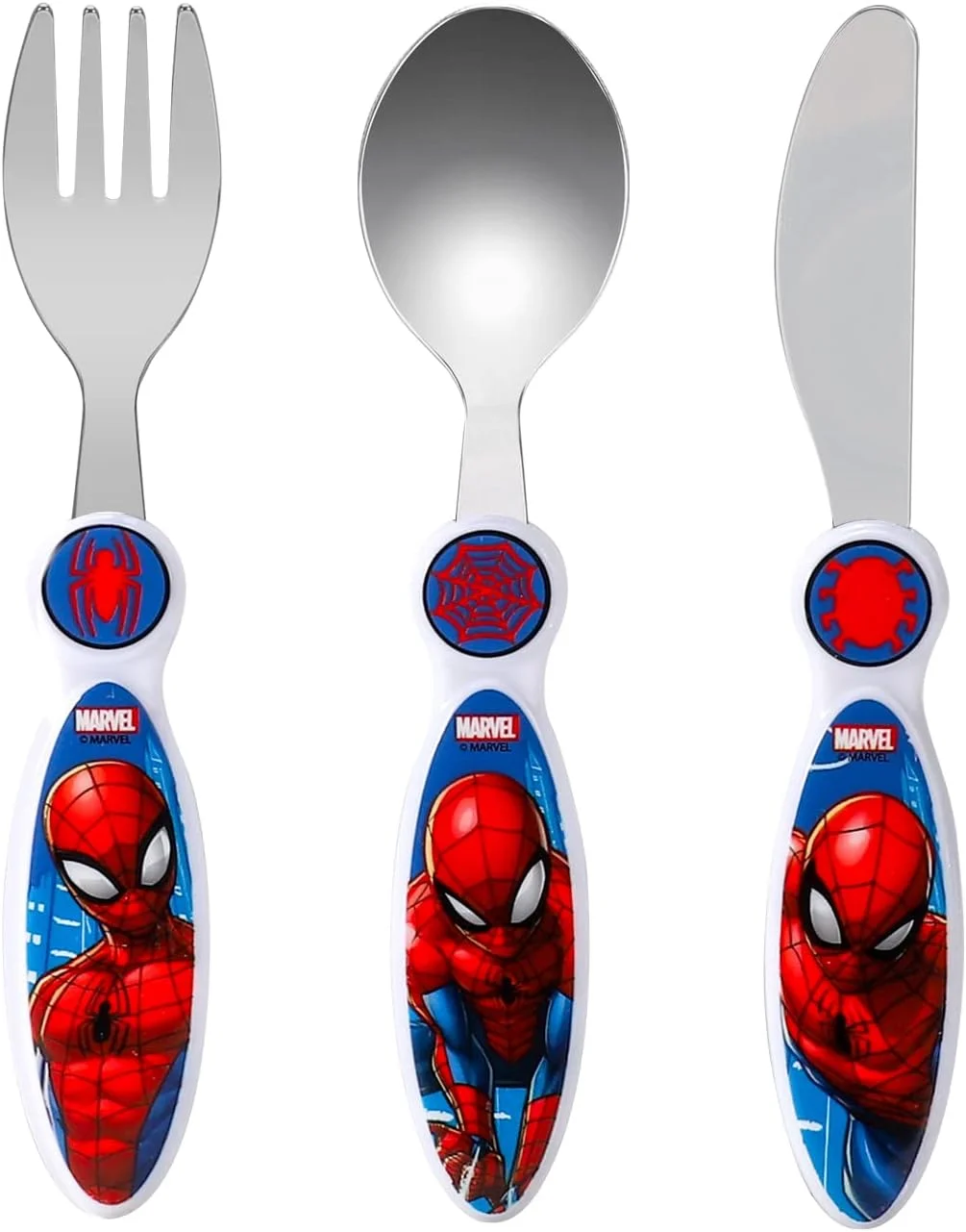 ست столовых приборов 3 تکه کودکانه طرح مرد عنکبوتی Zawadi Global - چاقو/چنگال/قاشق ست столовых приборов 3 تکه کودکانه طرح مرد عنکبوتی Zawadi Global - چاقو/چنگال/قاشق