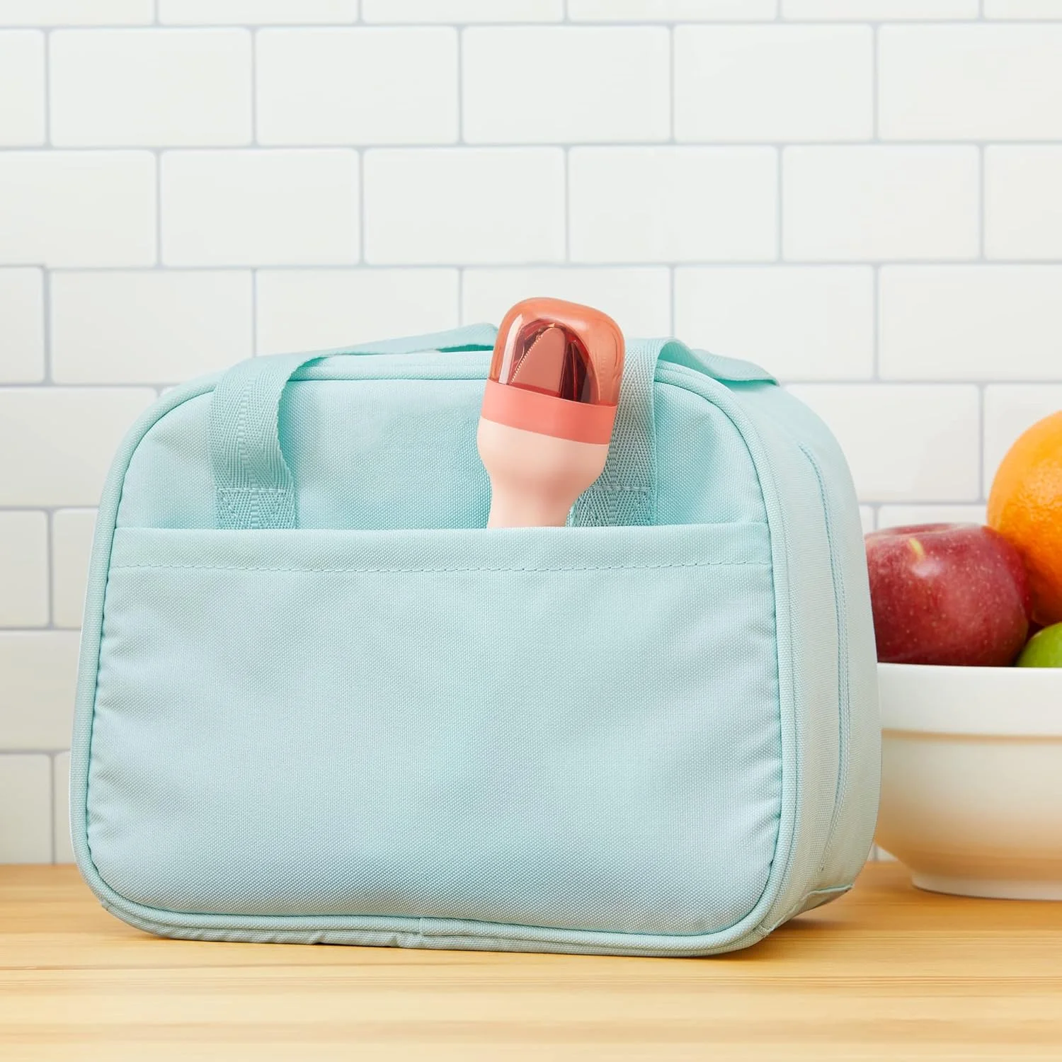 ست قاشق، چنگال و چاقوی جیبی زوکو، هلویی | قاشق، چنگال و چاقوی استیل ضد زنگ در جعبه بهداشتی | طراحی قابل حمل برای مسافرت، مدرسه، کار، پیک نیک، کمپینگ و استفاده در فضای باز