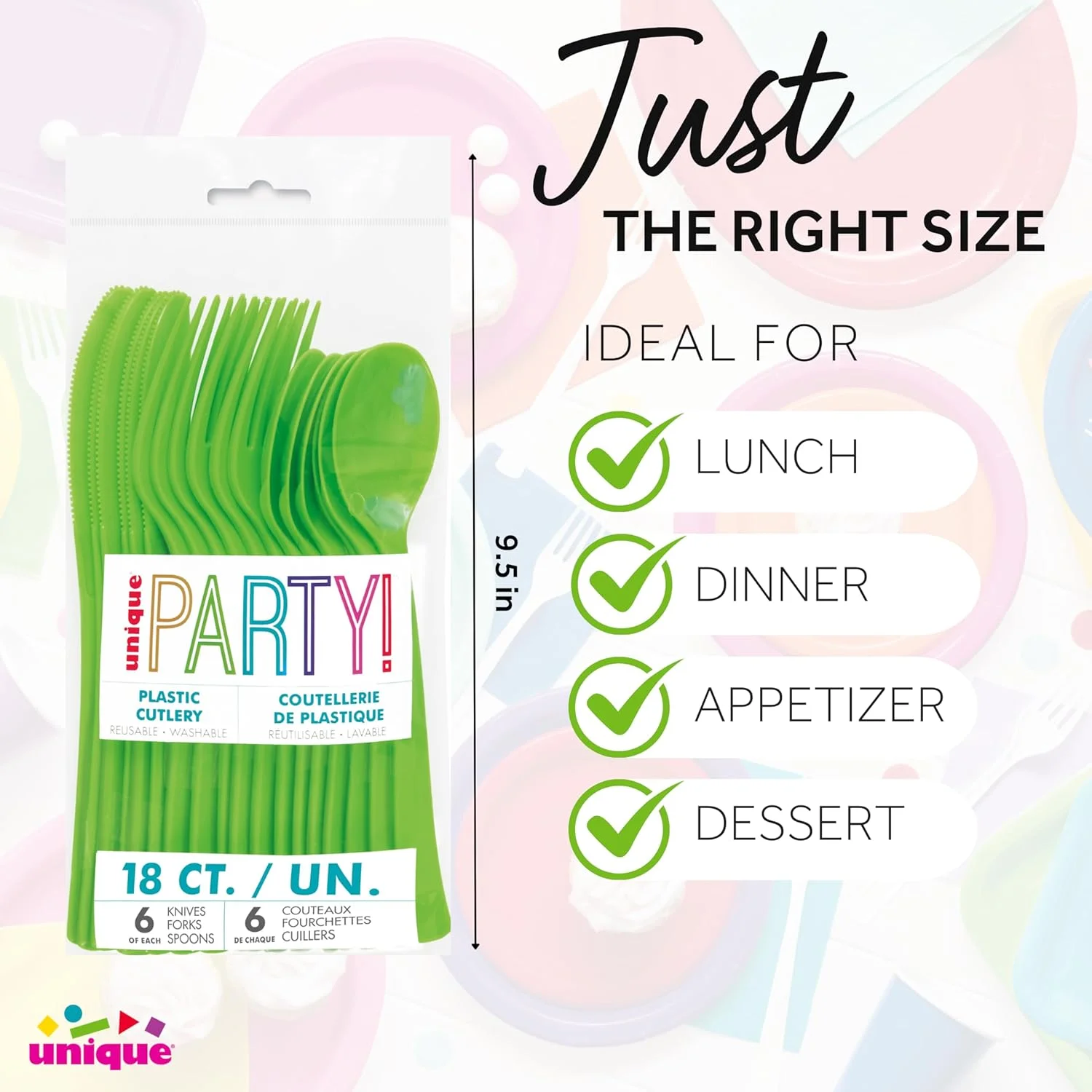 ست کارد و چنگال و قاشق 18 پارچه سبز لیمویی ست کارد و چنگال و قاشق 18 پارچه سبز لیمویی