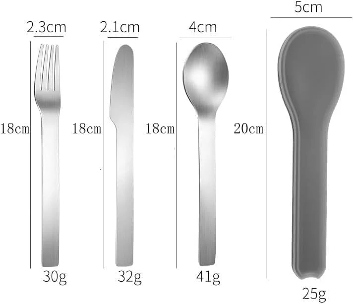 ست کارد و چنگال استیل Trendy Store UAE با جعبه سیلیکونی برای کودکان، اداره، مسافرت، وسایل غذاخوری برای کمپینگ، کودکان مدرسه - ست چنگال، قاشق، چاقو 4 تکه (آبی دریایی) ست کارد و چنگال استیل Trendy Store UAE با جعبه سیلیکونی برای کودکان، اداره، مسافرت، وسایل غذاخوری برای کمپینگ، کودکان مدرسه - ست چنگال، قاشق، چاقو 4 تکه (آبی دریایی)