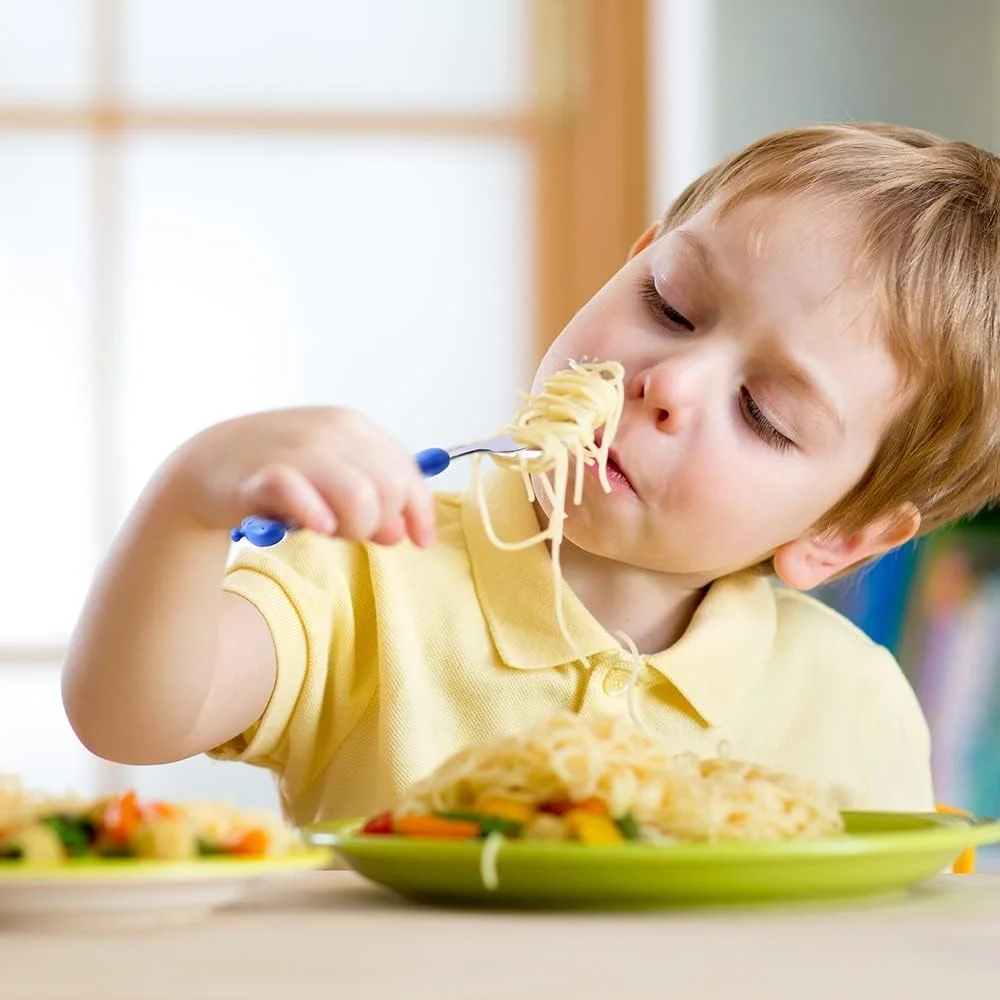 ست قاشق و چنگال استیل 2 تکه کودک تزویق با طرح کارتونی و جعبه قابل حمل، ست قاشق و چنگال کودکانه، ست کارد و چنگال ایمن برای تغذیه مستقل ست قاشق و چنگال استیل 2 تکه کودک تزویق با طرح کارتونی و جعبه قابل حمل، ست قاشق و چنگال کودکانه، ست کارد و چنگال ایمن برای تغذیه مستقل