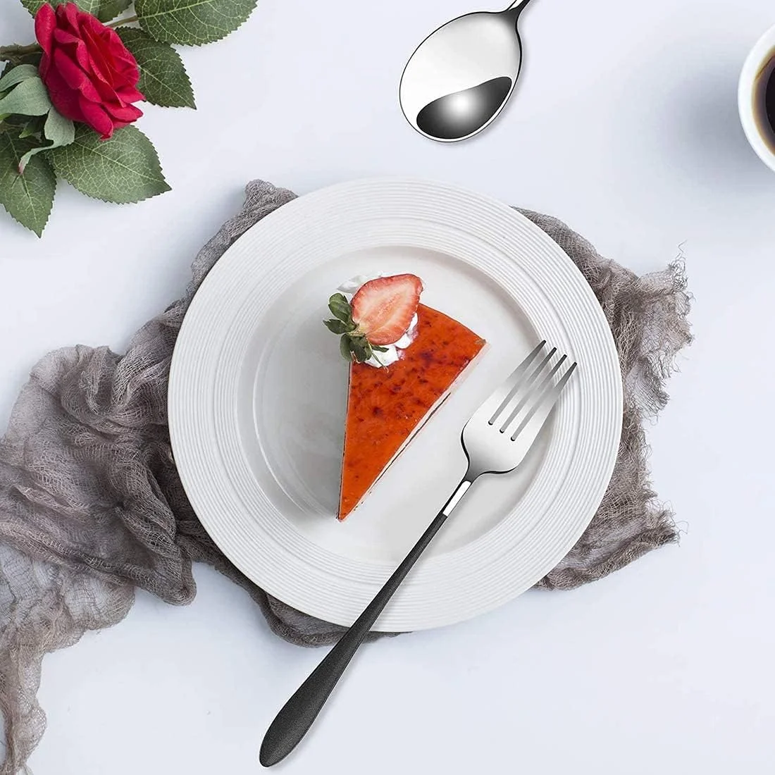 ست کارد و چنگال مسافرتی SYOSI، ست کارد و چنگال استیل ضد زنگ قابل حمل، نقرهای، شامل چنگال، قاشق، چاپستیک با جعبه برای پیادهروی، مسافرت، کمپینگ یا ناهار مدرسه ست کارد و چنگال مسافرتی SYOSI، ست کارد و چنگال استیل ضد زنگ قابل حمل، نقرهای، شامل چنگال، قاشق، چاپستیک با جعبه برای پیادهروی، مسافرت، کمپینگ یا ناهار مدرسه