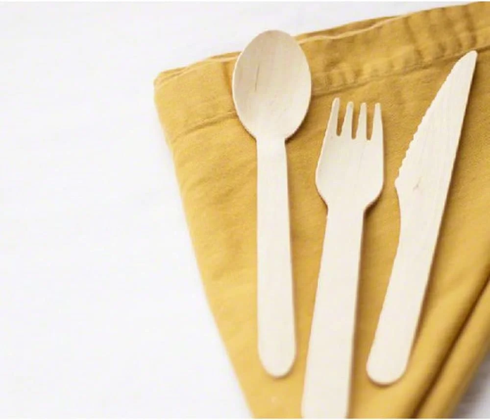 ست کارد، چنگال و قاشق بامبو یکبار مصرف SNH Packing همراه با دستمال سفره، 20 عددی، چوبی ست کارد، چنگال و قاشق بامبو یکبار مصرف SNH Packing همراه با دستمال سفره، 20 عددی، چوبی