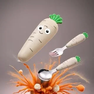 ست قاشق و چنگال کودک با جعبه، 2 تکه، استیل ضد زنگ، قابل استفاده مجدد، قاشق و چنگال برای کودکان نوپا و بچه ها، فاقد BPA، قابل حمل و استفاده مجدد (سفید مایل به کرم) ست قاشق و چنگال کودک با جعبه، 2 تکه، استیل ضد زنگ، قابل استفاده مجدد، قاشق و چنگال برای کودکان نوپا و بچه ها، فاقد BPA، قابل حمل و استفاده مجدد (سفید مایل به کرم)