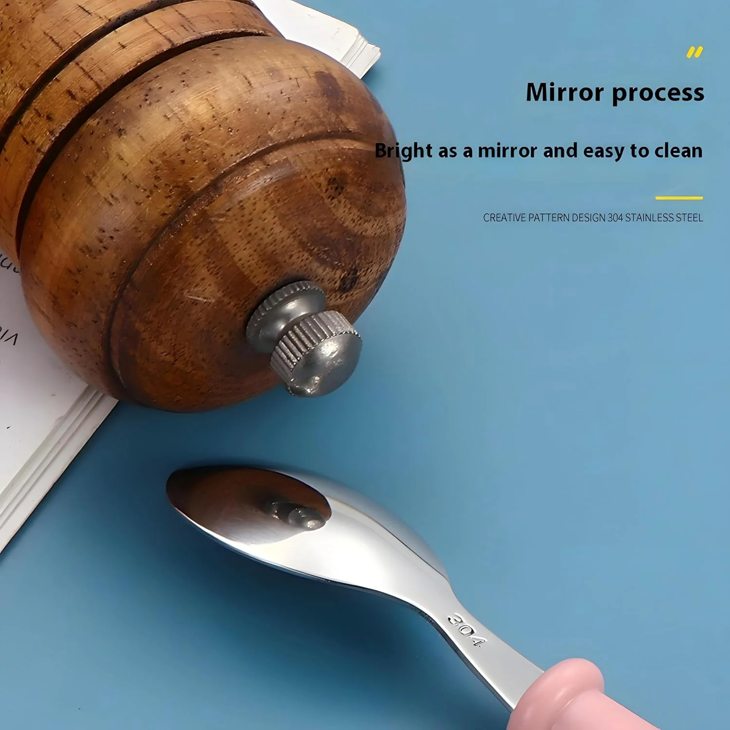 ست قاشق و چنگال کودک استیل 304 با دسته ABS و جعبه نگهداری، ترکیب چند رنگ، مناسب خودخوری، قابل شستشو در ماشین ظرفشویی (سفید + آبی) ست قاشق و چنگال کودک استیل 304 با دسته ABS و جعبه نگهداری، ترکیب چند رنگ، مناسب خودخوری، قابل شستشو در ماشین ظرفشویی (سفید + آبی)