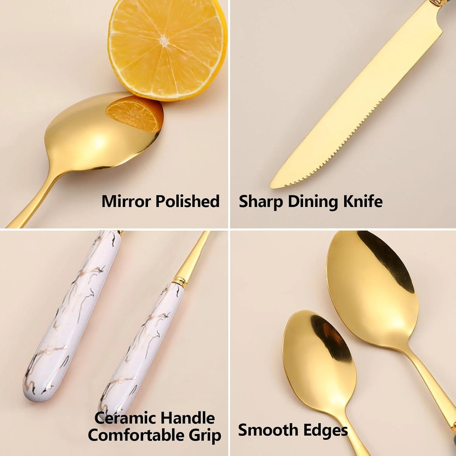 ست قاشق و چنگال طلایی Freeway، ست کارد و چنگال 24 پارچه، ست столовые приборы استیل ضد زنگ با استند، ست столовые приборы آویز کارد چنگال قاشق برای 6 نفر، ست столовые приборы صیقلی آینه ای (طرح سفید) ست قاشق و چنگال طلایی Freeway، ست کارد و چنگال 24 پارچه، ست столовые приборы استیل ضد زنگ با استند، ست столовые приборы آویز کارد چنگال قاشق برای 6 نفر، ست столовые приборы صیقلی آینه ای (طرح سفید)