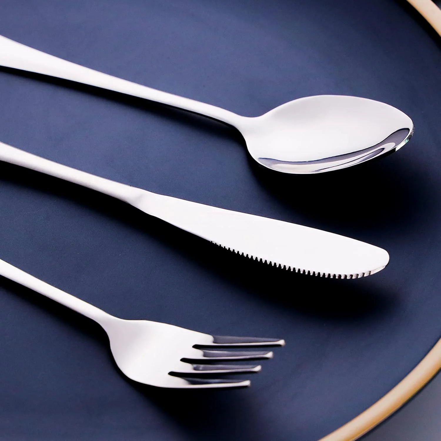 Portable Utensils Set with Case, 3 Reusable Stainless Steel Cutlery for Lunch, Camping, School, Picnic, Workplace, Travel, Lunch Box Includes Fork, Spoon Portable Utensils Set with Case, 3 Reusable Stainless Steel Cutlery for Lunch, Camping, School, Picnic, Workplace, Travel, Lunch Box Includes Fork, Spoon