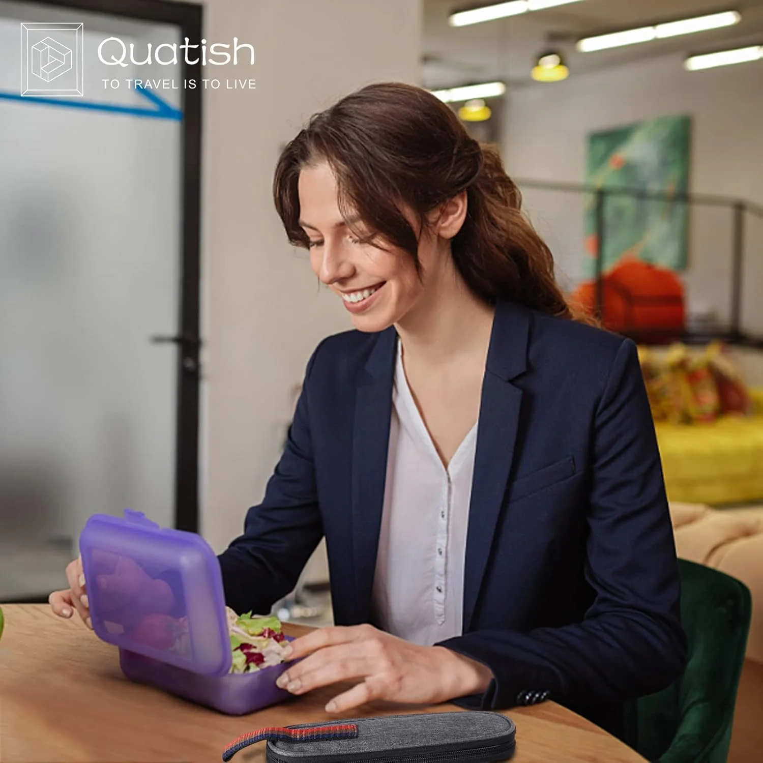 ست قاشق و چنگال مسافرتی Quatish با جعبه، ست کارد و چنگال قابل حمل برای کار، ست کارد و چنگال مسافرتی استیل ضد زنگ قابل استفاده مجدد، ست چنگال و قاشق برای کمپینگ، پیک نیک، ابزار، جعبه ناهار برای مردان، مشکی ست قاشق و چنگال مسافرتی Quatish با جعبه، ست کارد و چنگال قابل حمل برای کار، ست کارد و چنگال مسافرتی استیل ضد زنگ قابل استفاده مجدد، ست چنگال و قاشق برای کمپینگ، پیک نیک، ابزار، جعبه ناهار برای مردان، مشکی