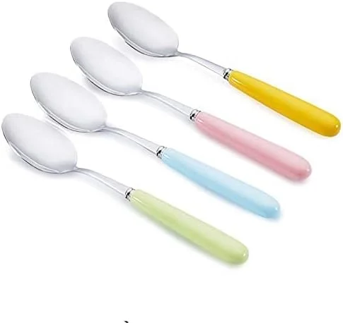 ست столовых приборов قابل حمل با کیف، چنگال و قاشق استیل ضد زنگ 304، ست столовых приборов قابل استفاده مجدد، ماشین ظرفشویی ایمن، ظروف столовых приборов با دسته های سرامیکی رنگی برای استفاده در هر مکان (صورتی) ست столовых приборов قابل حمل با کیف، چنگال و قاشق استیل ضد زنگ 304، ست столовых приборов قابل استفاده مجدد، ماشین ظرفشویی ایمن، ظروف столовых приборов با دسته های سرامیکی رنگی برای استفاده در هر مکان (صورتی)