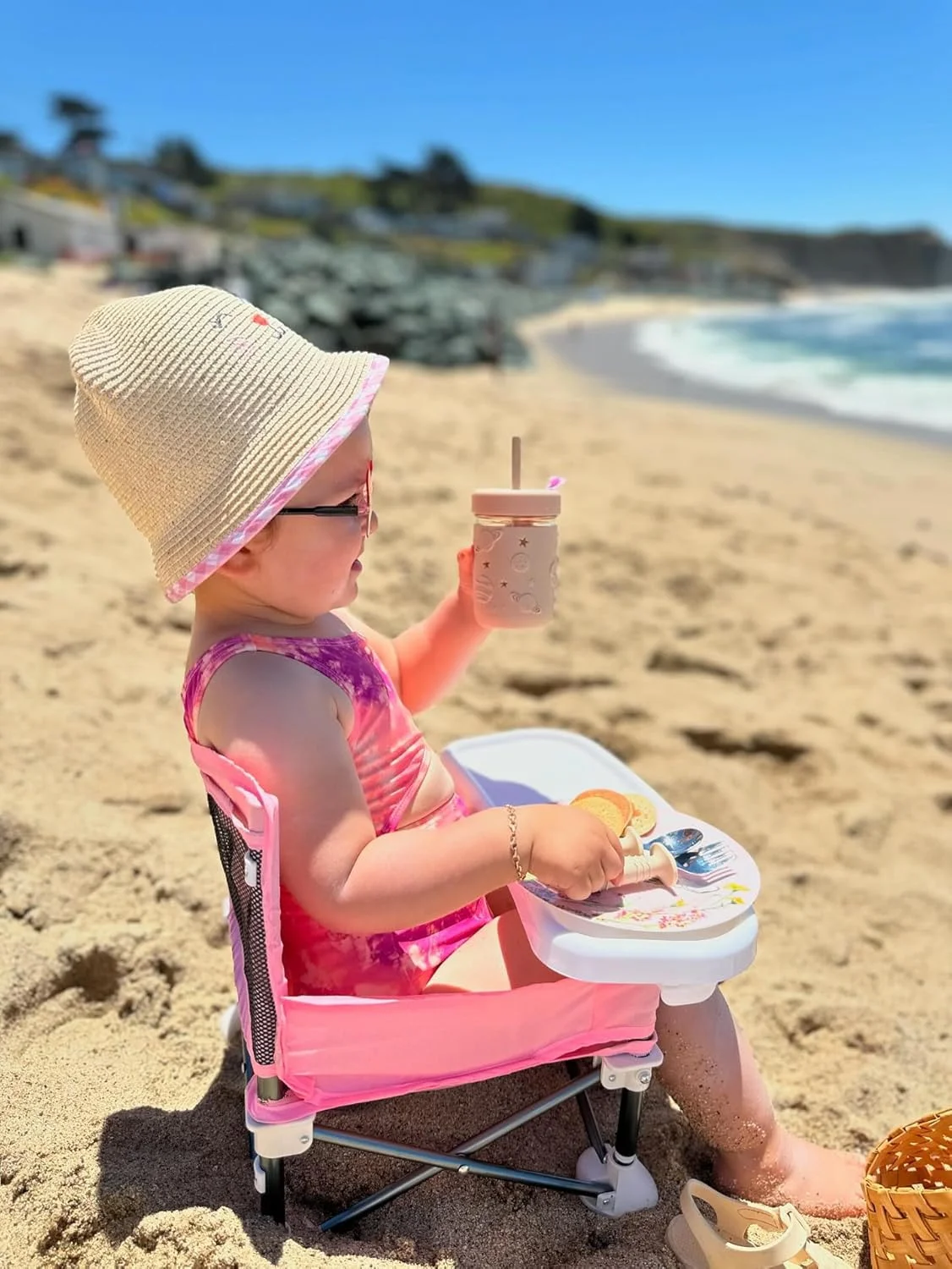 ست قاشق و چنگال کودک PandaEar، بسته 6 عددی قاشق و چنگال استیل ضد زنگ سیلیکونی برای نوزادان و کودکان نوپا، بدون BPA با طراحی ضد خفگی سیلیکونی (آبی و سبز و قهوه ای روشن)