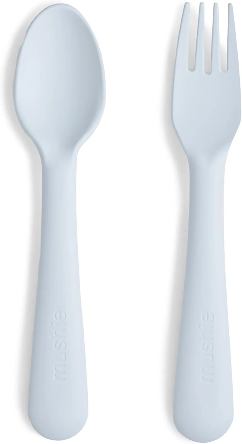 ست قاشق و چنگال کودک موشی - پلاستیک فاقد BPA دانمارکی، قابل شستشو در ماشین ظرفشویی و استفاده در مایکروویو - ست کارد و چنگال با اندازه ایده آل برای وعده های غذایی کودکان، مهد کودک و مسافرت - آبی پودری ست قاشق و چنگال کودک موشی - پلاستیک فاقد BPA دانمارکی، قابل شستشو در ماشین ظرفشویی و استفاده در مایکروویو - ست کارد و چنگال با اندازه ایده آل برای وعده های غذایی کودکان، مهد کودک و مسافرت - آبی پودری