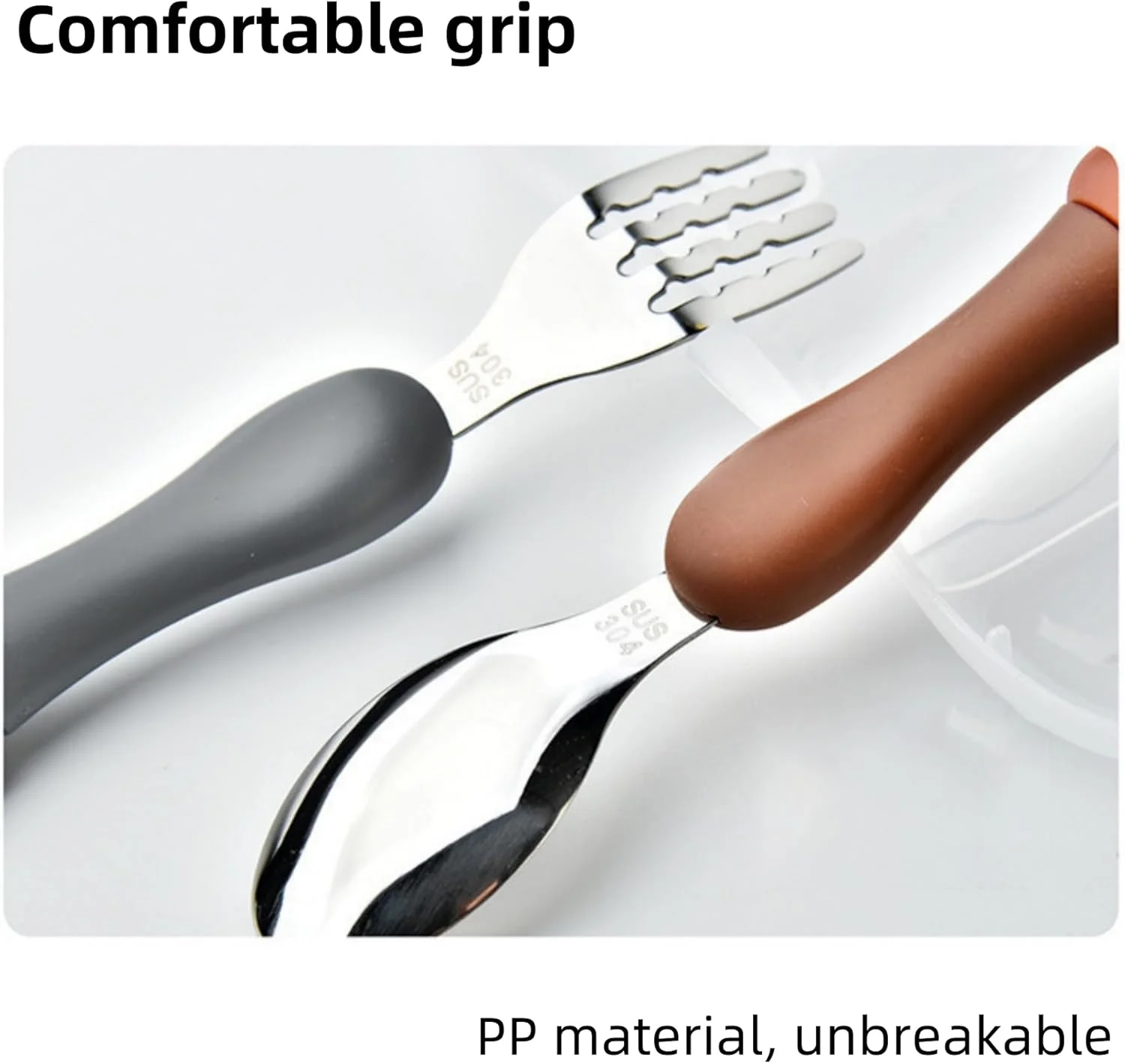 ست столовых приборов کودکانه قابل حمل NOVOLAN - ست دوتایی چنگال و قاشق استیل 304 با طرح حیوانات - بسته 3 عددی با طرح خرس، گربه، خرگوش - شامل جعبه نگهداری - ایده آل برای پیک نیک، کمپینگ و مهمانی های کودکان ست столовых приборов کودکانه قابل حمل NOVOLAN - ست دوتایی چنگال و قاشق استیل 304 با طرح حیوانات - بسته 3 عددی با طرح خرس، گربه، خرگوش - شامل جعبه نگهداری - ایده آل برای پیک نیک، کمپینگ و مهمانی های کودکان