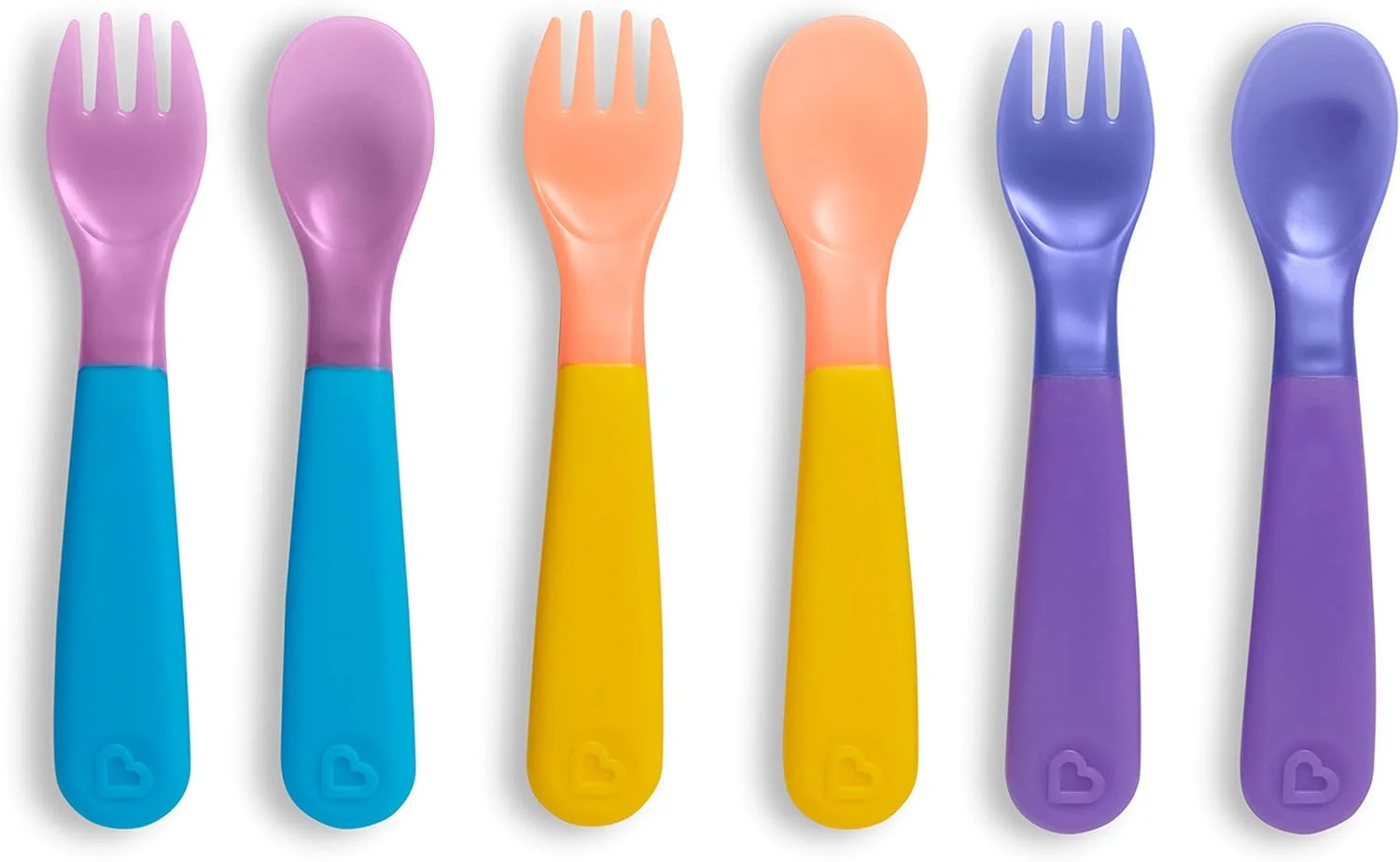 Munchkin Colour Change Toddler Forks and Spoons, Pack of 6 Munchkin Colour Change Toddler Forks and Spoons, Pack of 6