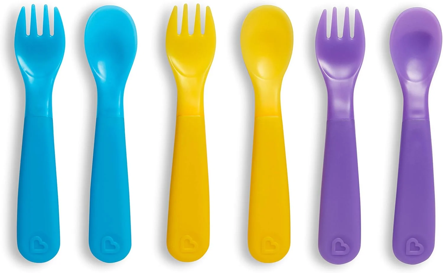 Munchkin Colour Change Toddler Forks and Spoons, Pack of 6 Munchkin Colour Change Toddler Forks and Spoons, Pack of 6