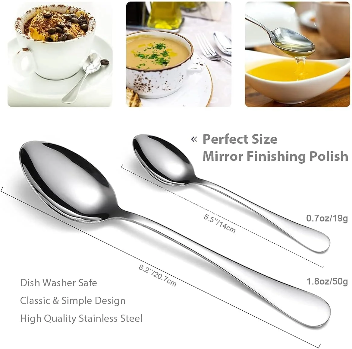 ست کارد و چنگال ۲۴ پارچه Mariyab، استیل ضد زنگ، مناسب برای منزل/اداره/مهمانی/کمپینگ، سرویس کارد، چنگال، قاشق برای ۶ نفر، پرداخت آینهای ست کارد و چنگال ۲۴ پارچه Mariyab، استیل ضد زنگ، مناسب برای منزل/اداره/مهمانی/کمپینگ، سرویس کارد، چنگال، قاشق برای ۶ نفر، پرداخت آینهای