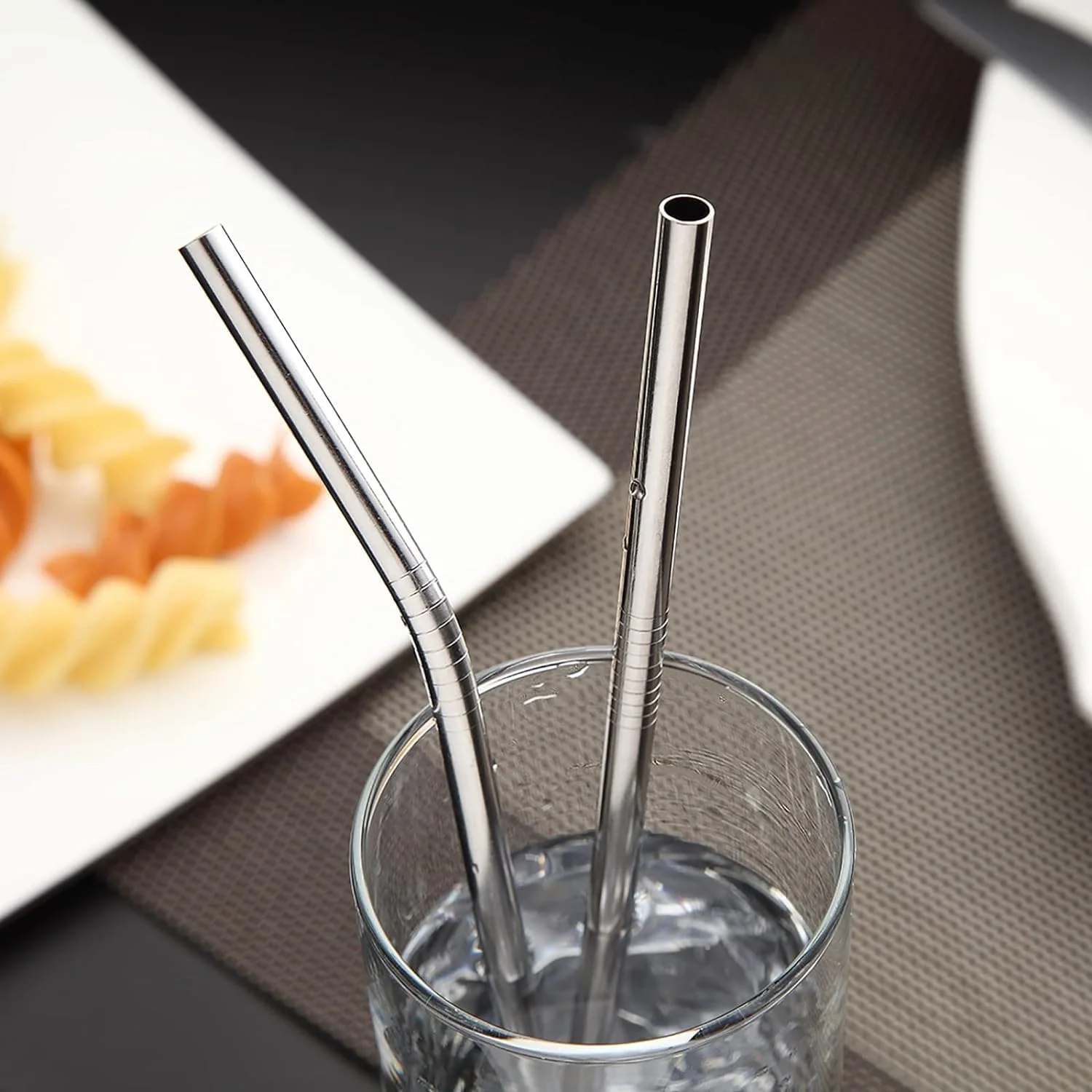 ست کارد و چنگال مسافرتی 8 تکه McMola برای 1 نفر، ظروف استیل ضد زنگ با کیف قابل حمل، ست نقره ای تکی شامل چاقو، چنگال، قاشق، نی و چاپستیک قابل استفاده مجدد ست کارد و چنگال مسافرتی 8 تکه McMola برای 1 نفر، ظروف استیل ضد زنگ با کیف قابل حمل، ست نقره ای تکی شامل چاقو، چنگال، قاشق، نی و چاپستیک قابل استفاده مجدد