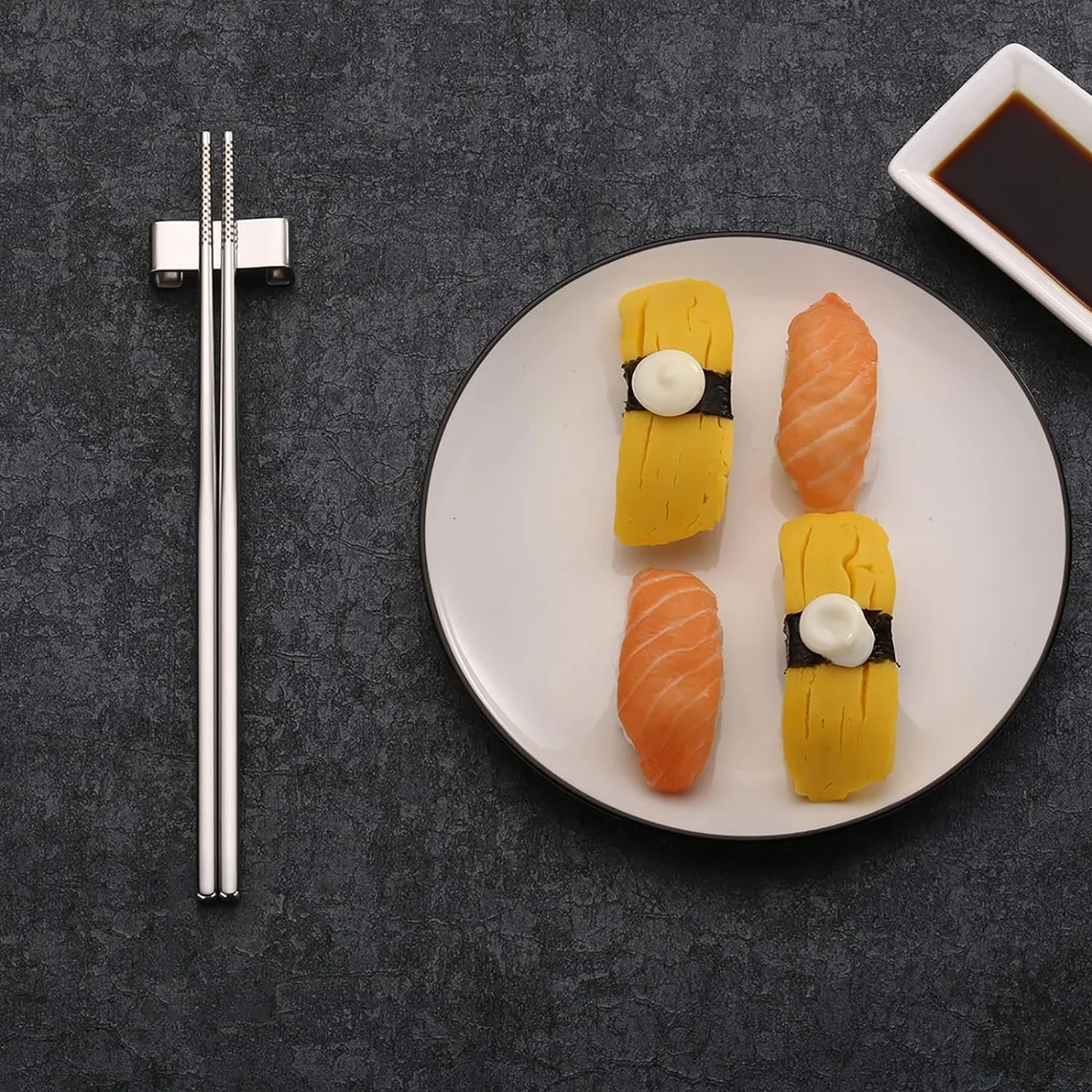 ست کارد و چنگال مسافرتی 8 تکه McMola برای 1 نفر، ظروف استیل ضد زنگ با کیف قابل حمل، ست نقره ای تکی شامل چاقو، چنگال، قاشق، نی و چاپستیک قابل استفاده مجدد ست کارد و چنگال مسافرتی 8 تکه McMola برای 1 نفر، ظروف استیل ضد زنگ با کیف قابل حمل، ست نقره ای تکی شامل چاقو، چنگال، قاشق، نی و چاپستیک قابل استفاده مجدد