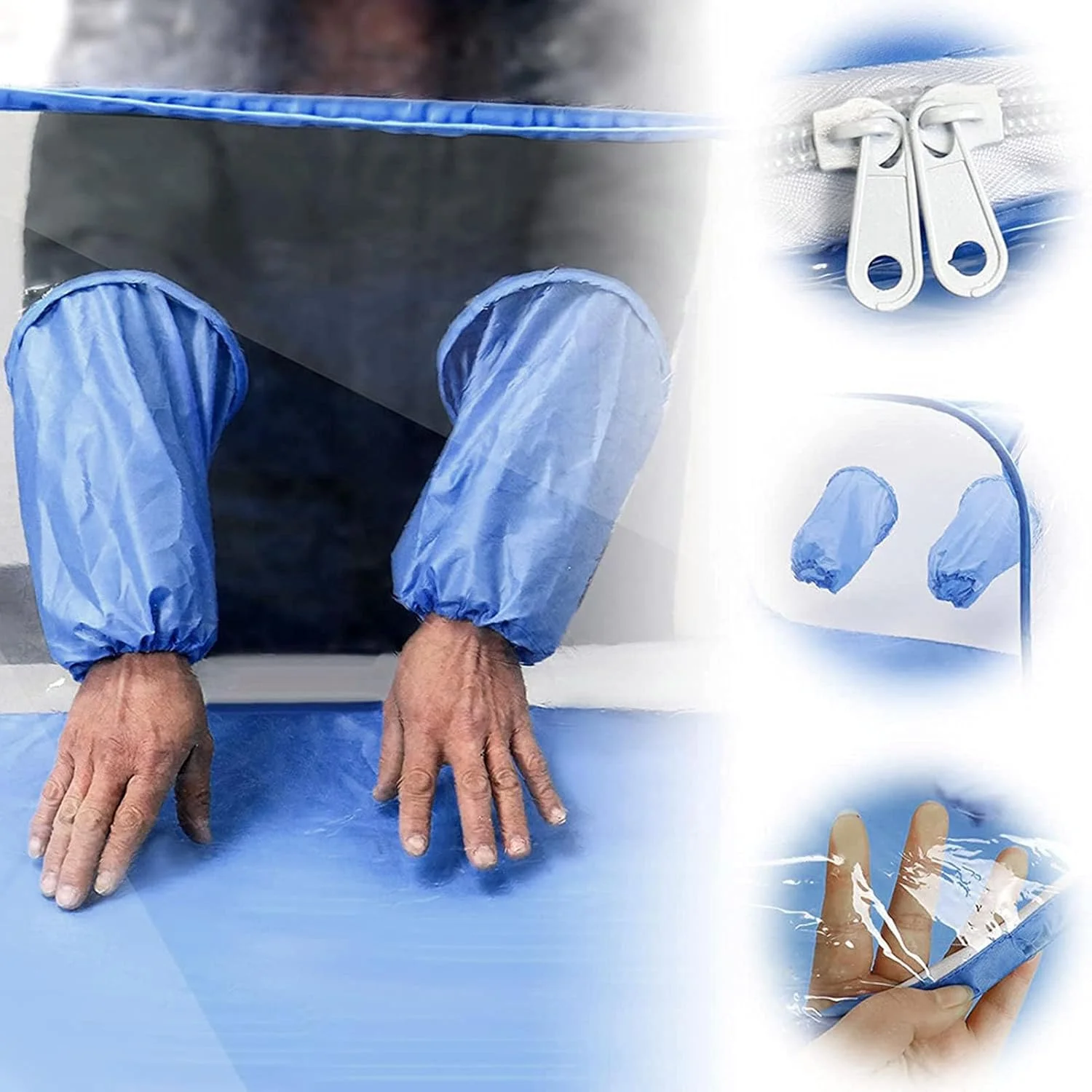 کیت کاشت قارچ، چادر رشد قارچ قابل حمل با 2 پورت بازویی، جعبه هوای ساکن PVC قابل حمل برای کشت انواع قارچ کیت کاشت قارچ، چادر رشد قارچ قابل حمل با 2 پورت بازویی، جعبه هوای ساکن PVC قابل حمل برای کشت انواع قارچ