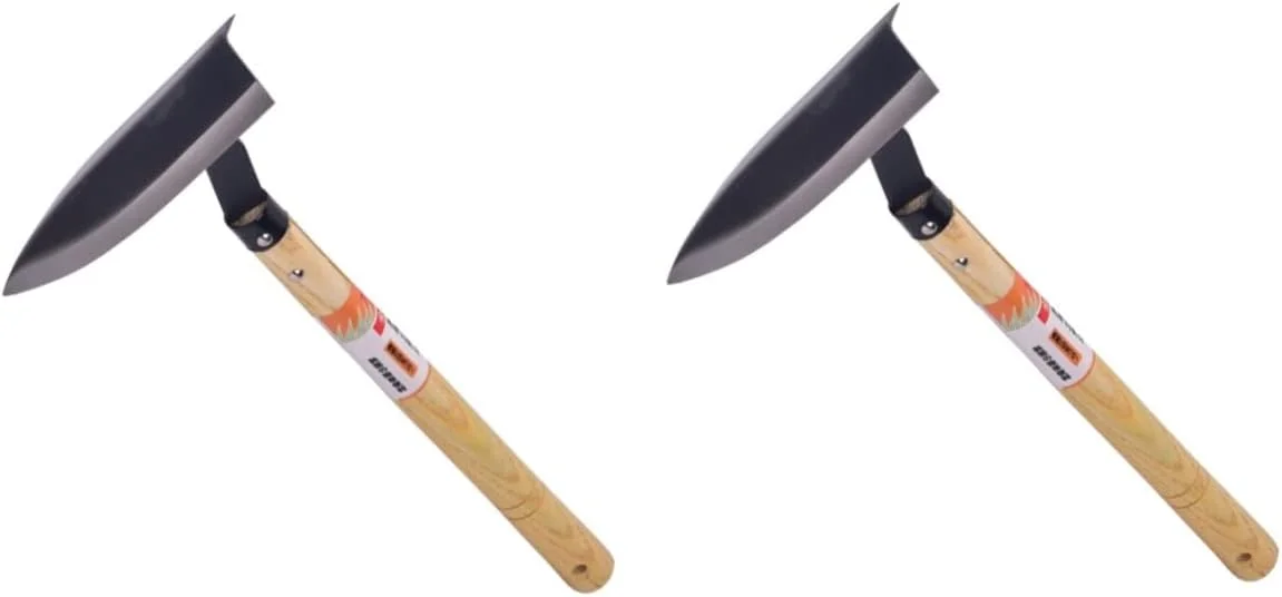 LANUOP ست 2 عددی ابزار باغبانی چند منظوره مثلثی شکل، بیلچه، ابزار حفاری باغ، بیلچه دستی خاک، بیلچه کشت، بیلچه کاربردی، بیلچه چند منظوره، بیلچه کاشت، بیلچه باغبانی سنگین