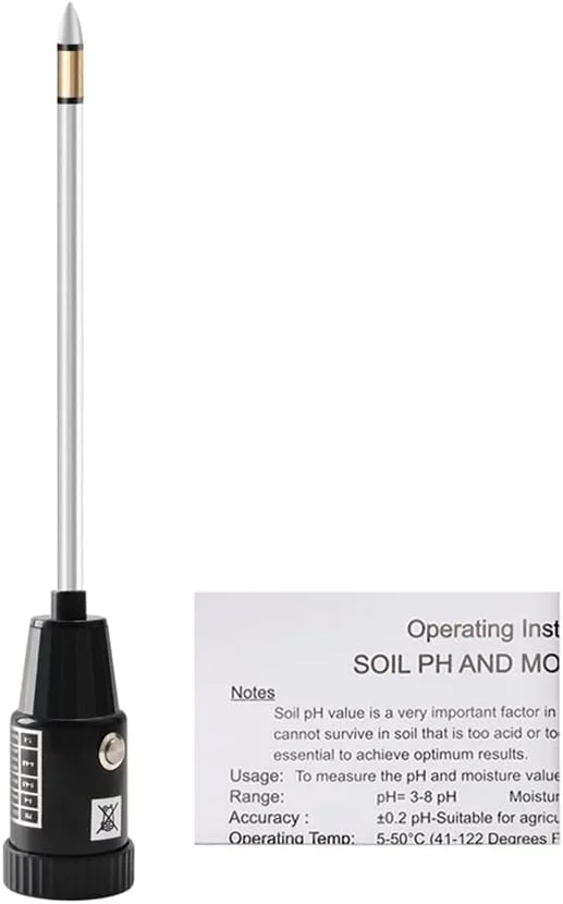 تستر خاک pH و رطوبت، ابزار تست pH و رطوبت خاک، بدون نیاز به باتری برای کاشت و پرورش در باغ، مزرعه، فضای داخلی و خارجی تستر خاک pH و رطوبت، ابزار تست pH و رطوبت خاک، بدون نیاز به باتری برای کاشت و پرورش در باغ، مزرعه، فضای داخلی و خارجی