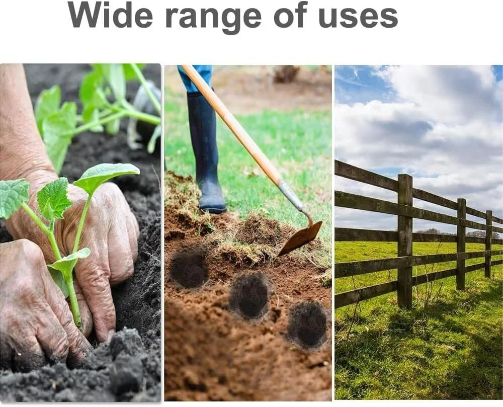 مته چاله کن برفه آ Garden Auger، ابزار کاشت پیاز با دسته بلند 1.6 x 16.5 اینچی، مته مارپیچ با شفت محکم برای کاشت پیاز، نهال و حفر گودال و شخم زدن عمیق