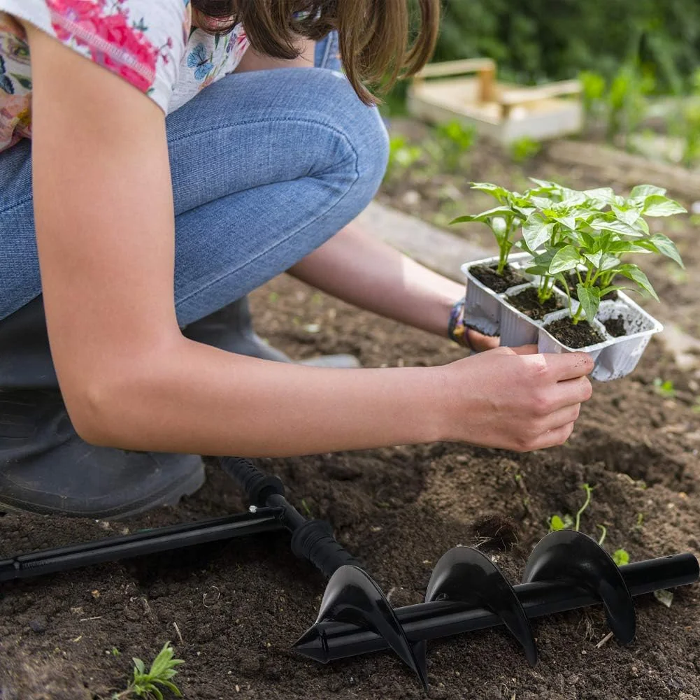مته چاله کن باغی Laelr، مته چاله کن زمینی با دسته ضد لغزش، مته حلزونی باغی 3.9 اینچ در 23.6 اینچ، مته حلزونی کاشت سریع، مته حصار برای کاشت درخت، کشت عمیق، نهال مته چاله کن باغی Laelr، مته چاله کن زمینی با دسته ضد لغزش، مته حلزونی باغی 3.9 اینچ در 23.6 اینچ، مته حلزونی کاشت سریع، مته حصار برای کاشت درخت، کشت عمیق، نهال