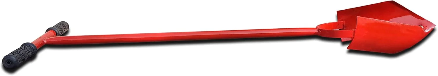 مته دستی چاله کن KRUFE | سایز مته 4 اینچ | مناسب برای کاشت | قرمز | حفر دستی پایه حصار | مته خاک | برای کاشت درخت، نهال، گیاهان پوششی، کشت عمیق، حفر بذر