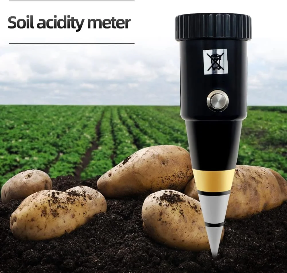 Morelian 2in1 Portable Soil Water Test Stripser Acidity Humidity Meter Garden Soil Analyzer Greenhouse Potted Crops Planting Cultivating Tool