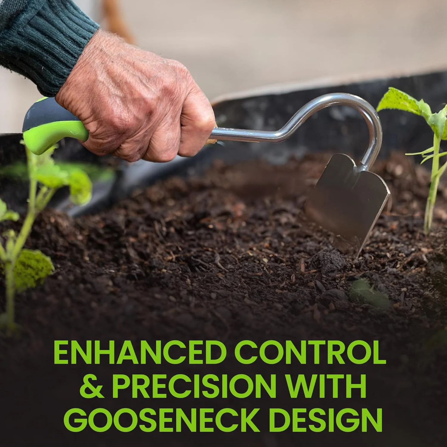 Garden Guru Stainless Steel Hand Rake - Stainless Steel for Ultimate Strength - Rust Resistant - Ergonomic Handle - Great for Gardening Cultivating Loosening Weeding Mulching Garden Guru Stainless Steel Hand Rake - Stainless Steel for Ultimate Strength - Rust Resistant - Ergonomic Handle - Great for Gardening Cultivating Loosening Weeding Mulching