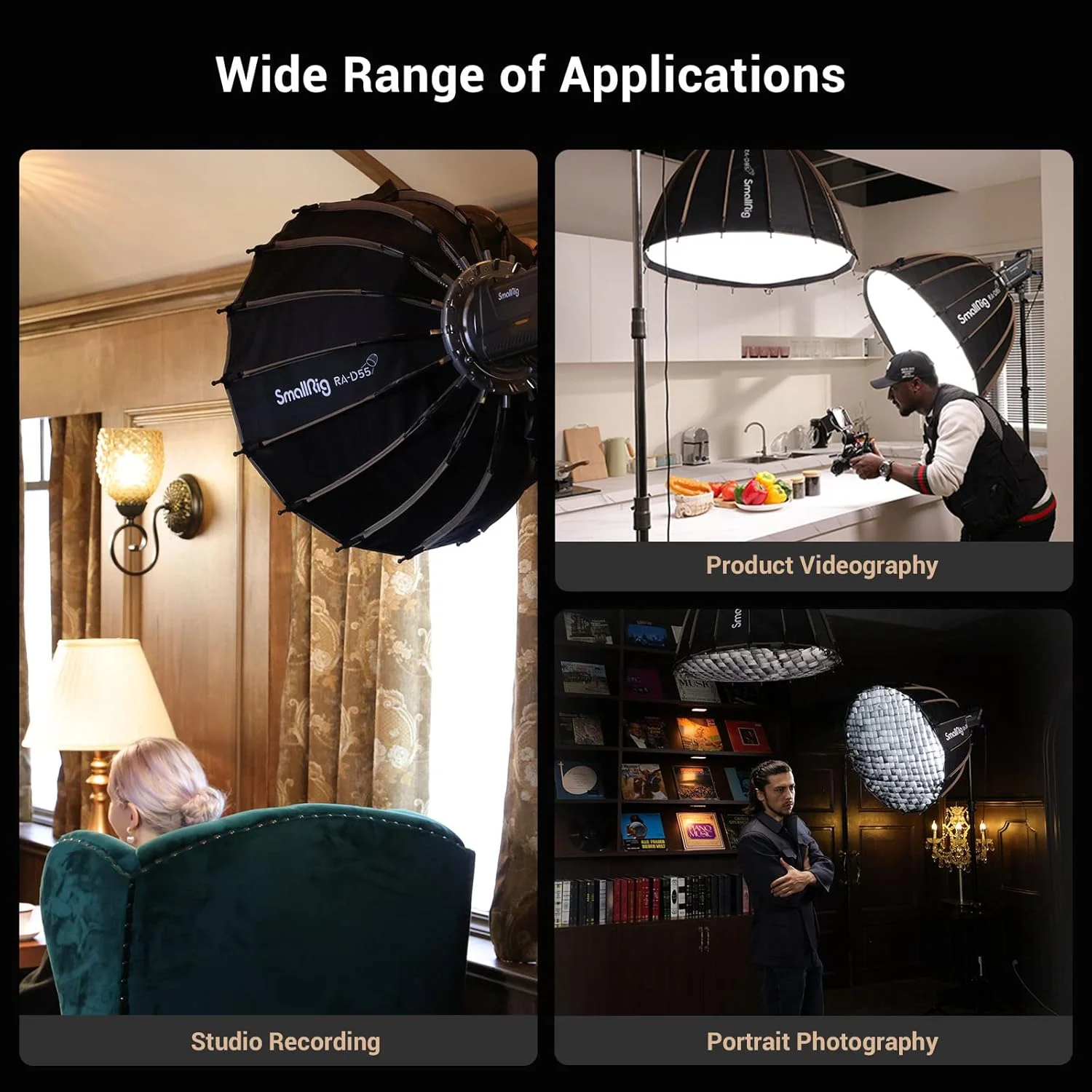 نرم باکس سهموی رهاسازی سریع SmallRig، نرم باکس سهموی، سازگار با SmallRig RC 120D/RC 120B/RC 220D/RC220B و سایر نورهای مانت بوئنز (55 سانتی متر/21.6 اینچ) نرم باکس سهموی رهاسازی سریع SmallRig، نرم باکس سهموی، سازگار با SmallRig RC 120D/RC 120B/RC 220D/RC220B و سایر نورهای مانت بوئنز (55 سانتی متر/21.6 اینچ)