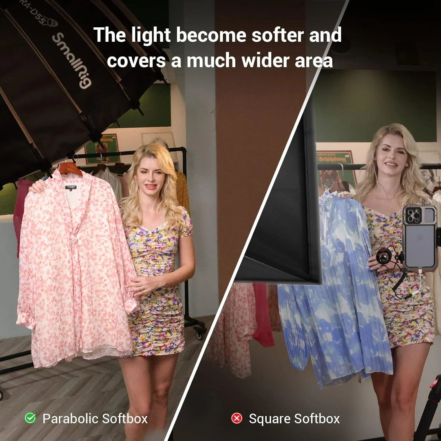 نرم باکس سهموی رهاسازی سریع SmallRig، نرم باکس سهموی، سازگار با SmallRig RC 120D/RC 120B/RC 220D/RC220B و سایر نورهای مانت بوئنز (55 سانتی متر/21.6 اینچ) نرم باکس سهموی رهاسازی سریع SmallRig، نرم باکس سهموی، سازگار با SmallRig RC 120D/RC 120B/RC 220D/RC220B و سایر نورهای مانت بوئنز (55 سانتی متر/21.6 اینچ)