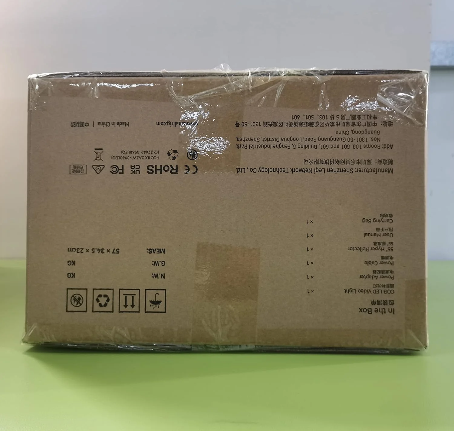 نور ویدئویی ال ای دی COB مدل SMALLRIG RC450B (UK) - 3977 نور ویدئویی ال ای دی COB مدل SMALLRIG RC450B (UK) - 3977