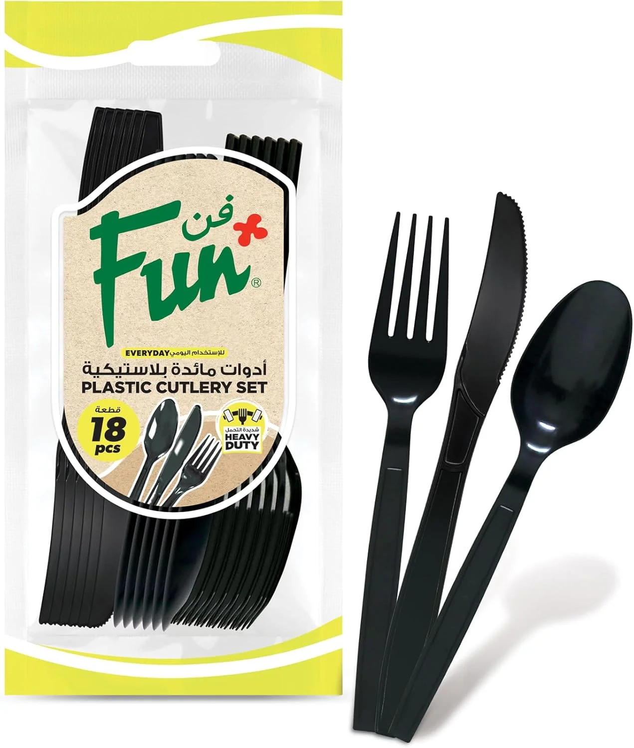 ست کارد، چنگال و قاشق مشکی ضخیم و بادوام - ست کارد و چنگال یکبار مصرف - کارد و چنگال پلاستیکی یکبار مصرف - قاشق یکبار مصرف - چنگال یکبار مصرف - قاشق پلاستیکی ضخیم - لوازم غذاخوری پلاستیکی ضخیم (بسته 18 عددی) ست کارد، چنگال و قاشق مشکی ضخیم و بادوام - ست کارد و چنگال یکبار مصرف - کارد و چنگال پلاستیکی یکبار مصرف - قاشق یکبار مصرف - چنگال یکبار مصرف - قاشق پلاستیکی ضخیم - لوازم غذاخوری پلاستیکی ضخیم (بسته 18 عددی)