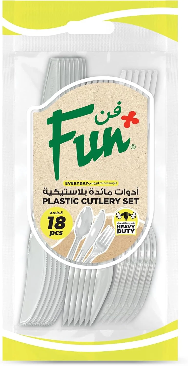 ست کارد، چنگال و قاشق شفاف و بادوام - ست کارد و چنگال یکبار مصرف - کارد و چنگال پلاستیکی - قاشق یکبار مصرف - چنگال یکبار مصرف - قاشق پلاستیکی بادوام - ظروف پلاستیکی بادوام (بسته 18 عددی) ست کارد، چنگال و قاشق شفاف و بادوام - ست کارد و چنگال یکبار مصرف - کارد و چنگال پلاستیکی - قاشق یکبار مصرف - چنگال یکبار مصرف - قاشق پلاستیکی بادوام - ظروف پلاستیکی بادوام (بسته 18 عددی)