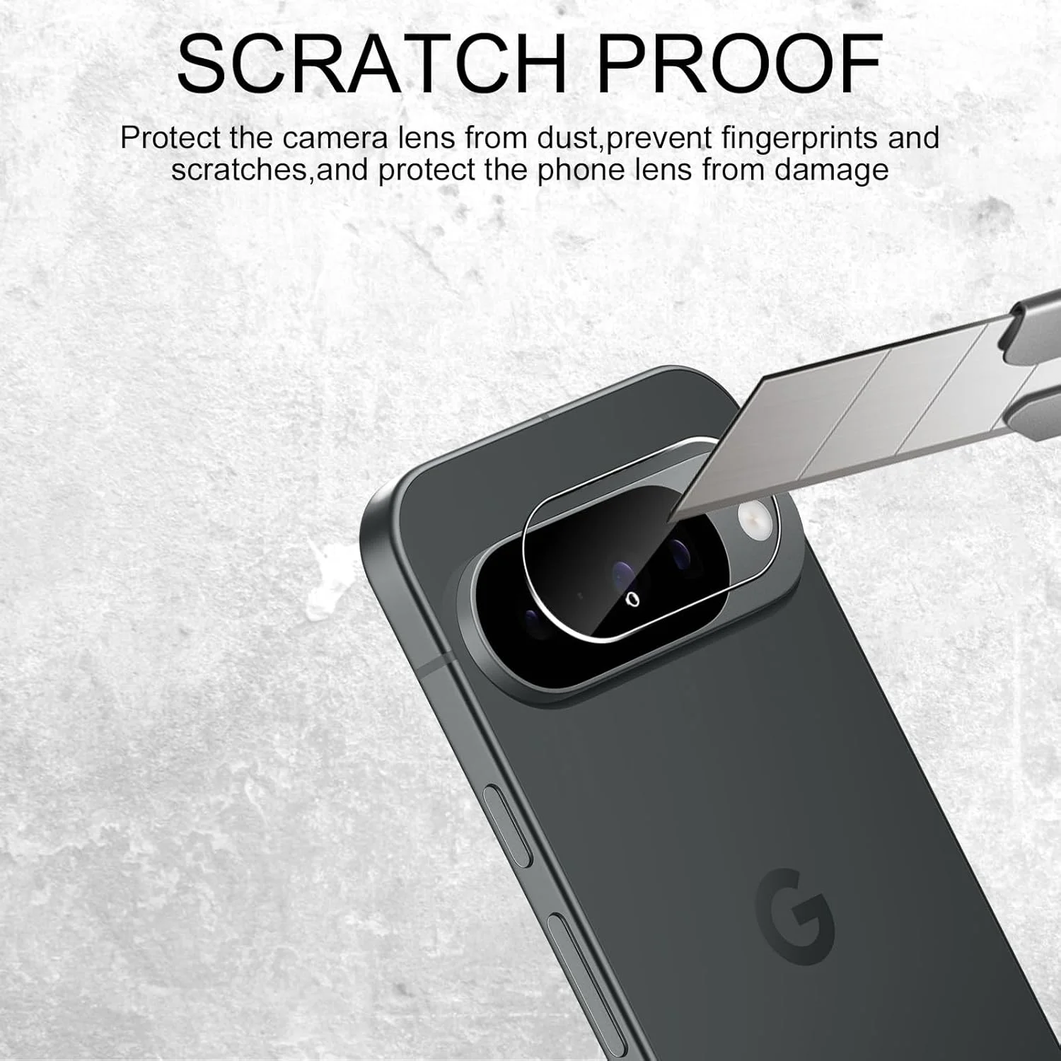 محافظ لنز دوربین TUTUO سازگار با Google Pixel 10 (بسته 4 عددی)، شیشه حرارت دیده، بدون حباب، ضد خش، نصب آسان HD