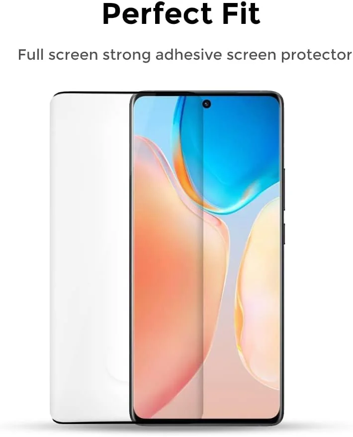 محافظ صفحه نمایش O Ozone [بسته 2 عددی] برای Google Pixel 8 Pro، محافظ صفحه نمایش با پوشش کامل مقاوم در برابر خش با سختی 9H، محافظ صفحه شیشه ای حرارت دیده فوق العاده نازک HD - مشکی