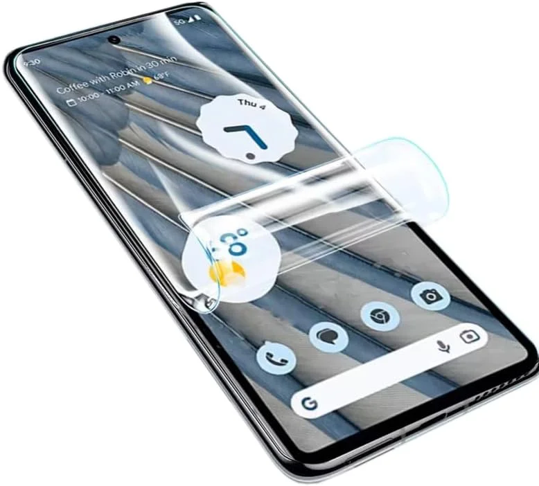 محافظ صفحه نمایش هیدروژل Silsewip برای Google Pixel 7 5G، حساسیت لمسی بالا، بسته 2 عددی، فیلم نرم TPU انعطاف پذیر (شیشه غیر سخت)