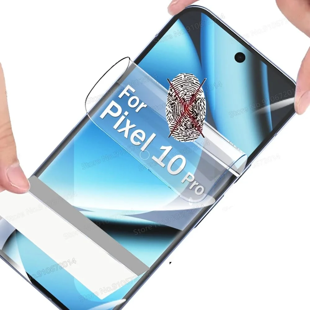 محافظ صفحه نمایش مات هیدروژلی Yiranzix برای گوشی Google Pixel 10 Pro 5G با صفحه نمایش 6.3 اینچی (سال 2025)، فیلم ژله ای ضد تابش نور، محافظ صفحه نمایش TPU انعطاف پذیر HD شفاف، ضد اثر انگشت، فوق العاده نازک، ضد انعکاس - بسته 2 عددی