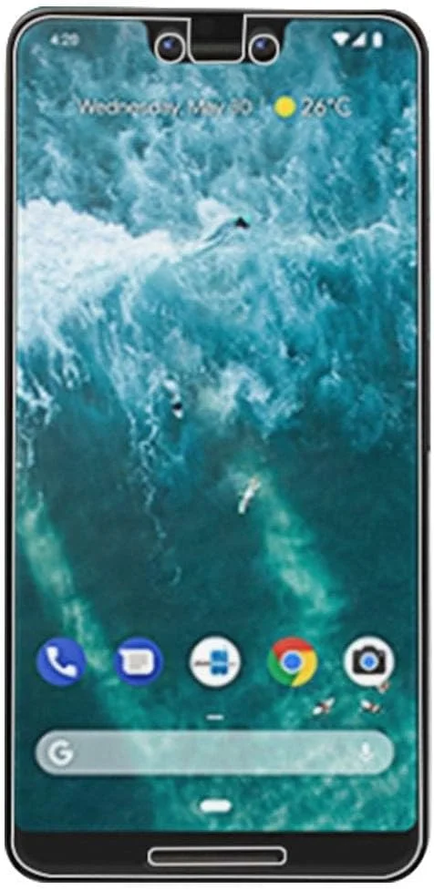 محافظ صفحه نمایش شیشه ای گوشی هوشمند 10 عددی 9H 2.5D برای فیلم محافظ LCD گوشی گوگل پیکسل 3XL