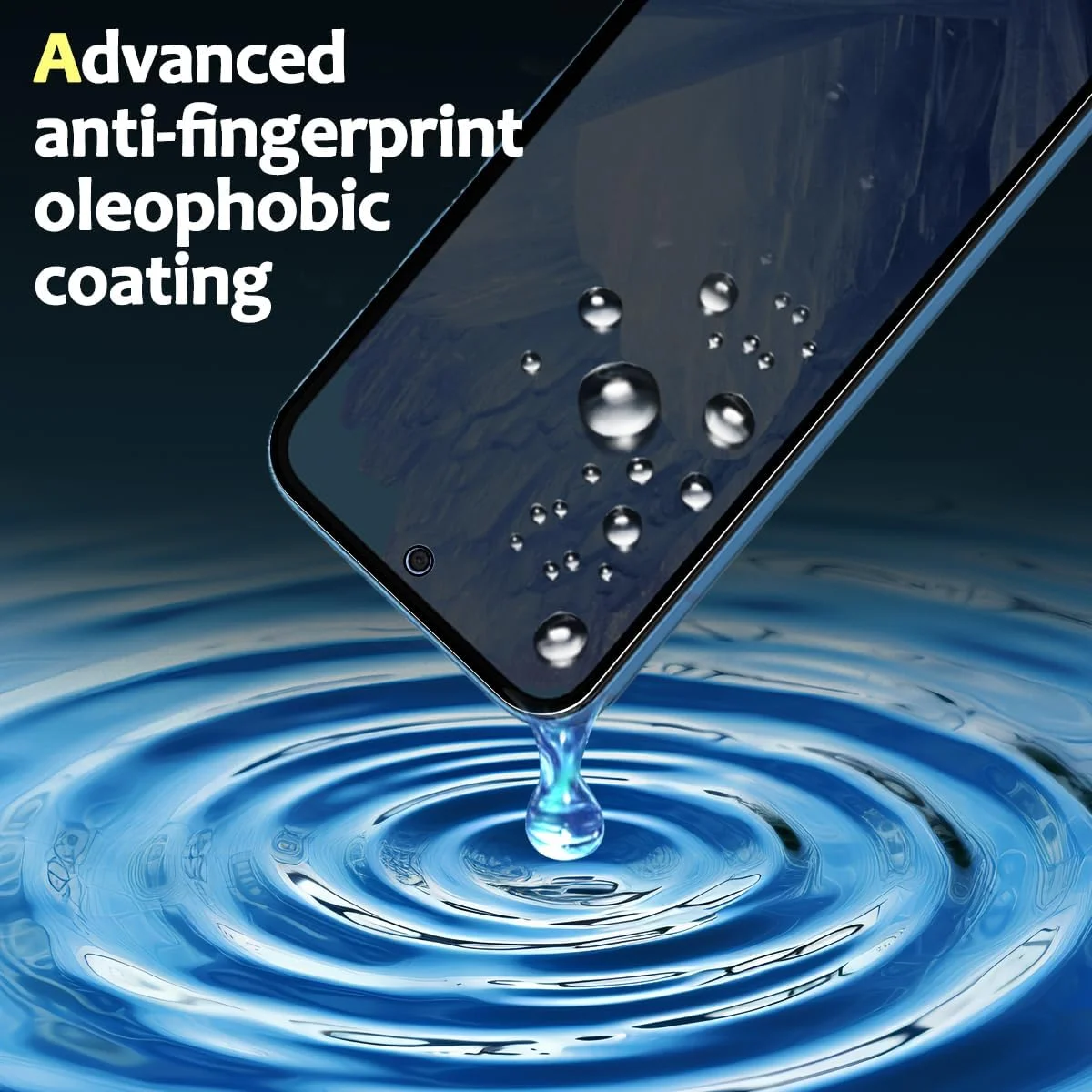 محافظ صفحه نمایش حریم خصوصی Yieehhow برای Google Pixel 8A شیشه حرارت دیده، [بسته 2 عددی] محافظ دوربین شیشه حرارت دیده و [1 عدد] شیشه محافظ ضد جاسوسی با سختی 9H، فیلم شیشه ای حرارت دیده بدون حباب