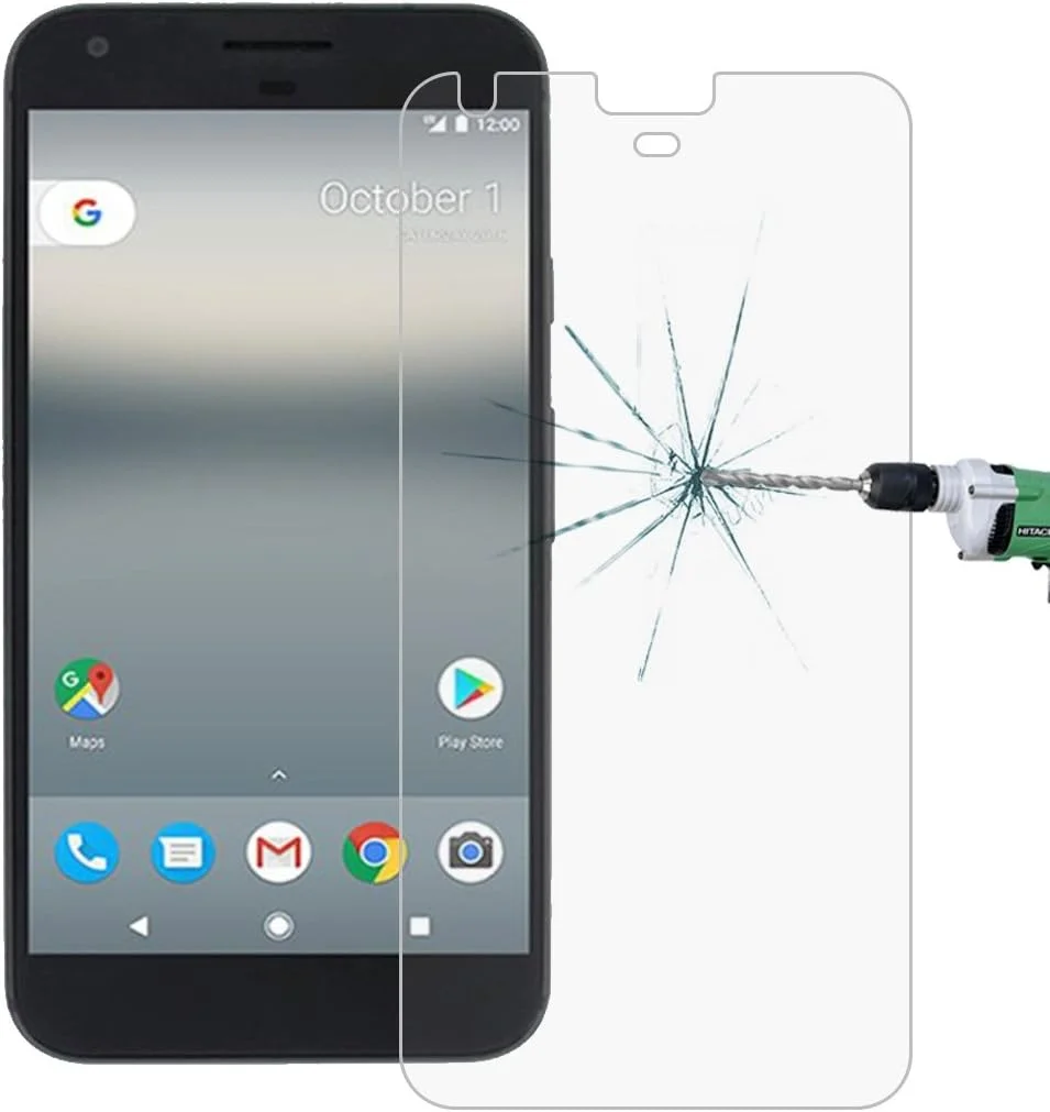 محافظ صفحه نمایش شیشه ای حرارت دیده ZCLINXHEFSDSS برای گوشی هوشمند Google Pixel XL، ضخامت 0.26 میلی متر، سختی سطح 9H، شیشه حرارت دیده ضد انفجار 2.5D، محافظ LCD (رنگ: Color1)
