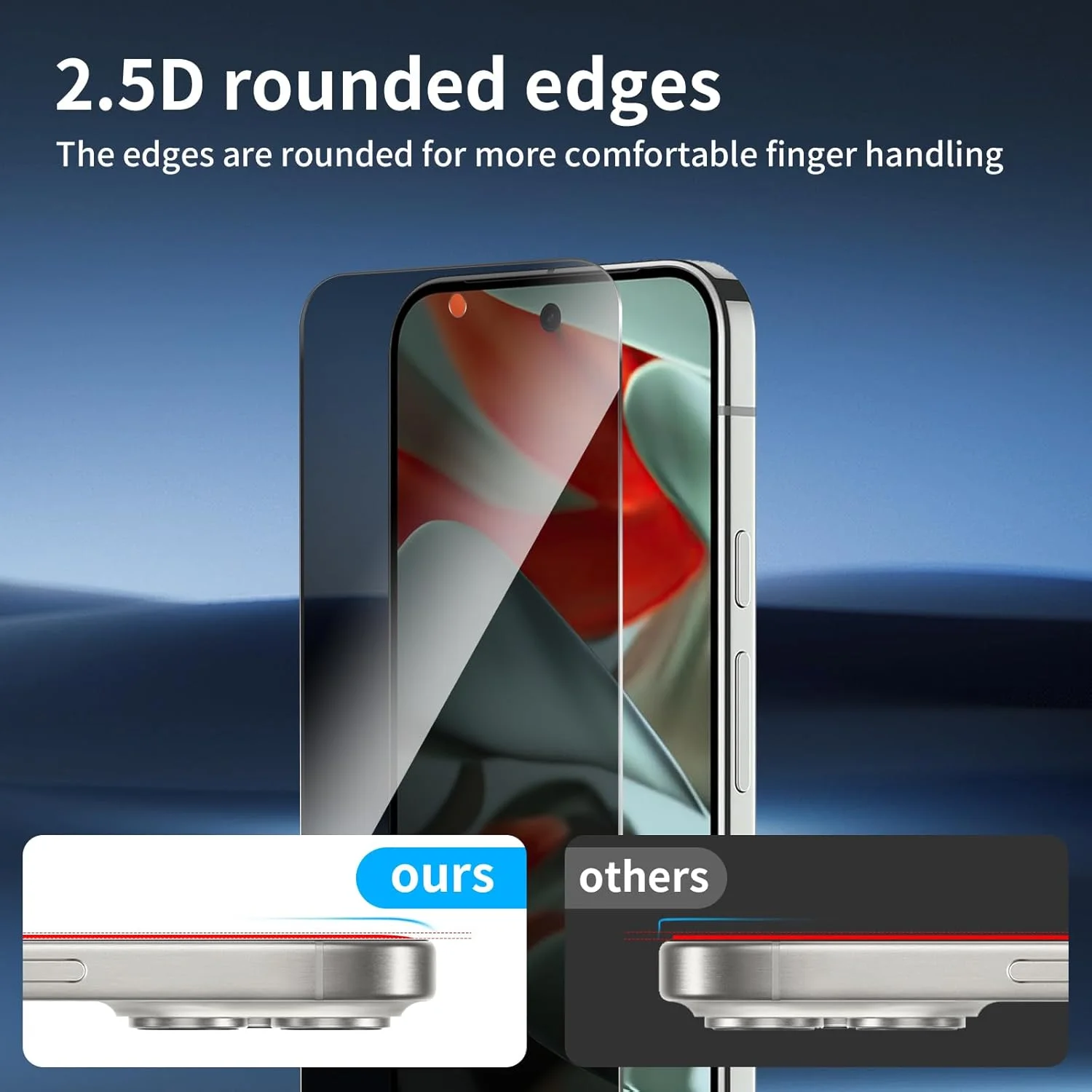 محافظ صفحه نمایش حریم خصوصی BIESHKJ بسته 3 عددی برای Google Pixel 9 Pro XL، فیلم محافظ شیشه ای سخت شده با کیفیت بالا، نصب آسان، سختی 9H، مقاوم در برابر خراش، ضد اثر انگشت محافظ صفحه نمایش حریم خصوصی BIESHKJ بسته 3 عددی برای Google Pixel 9 Pro XL، فیلم محافظ شیشه ای سخت شده با کیفیت بالا، نصب آسان، سختی 9H، مقاوم در برابر خراش، ضد اثر انگشت