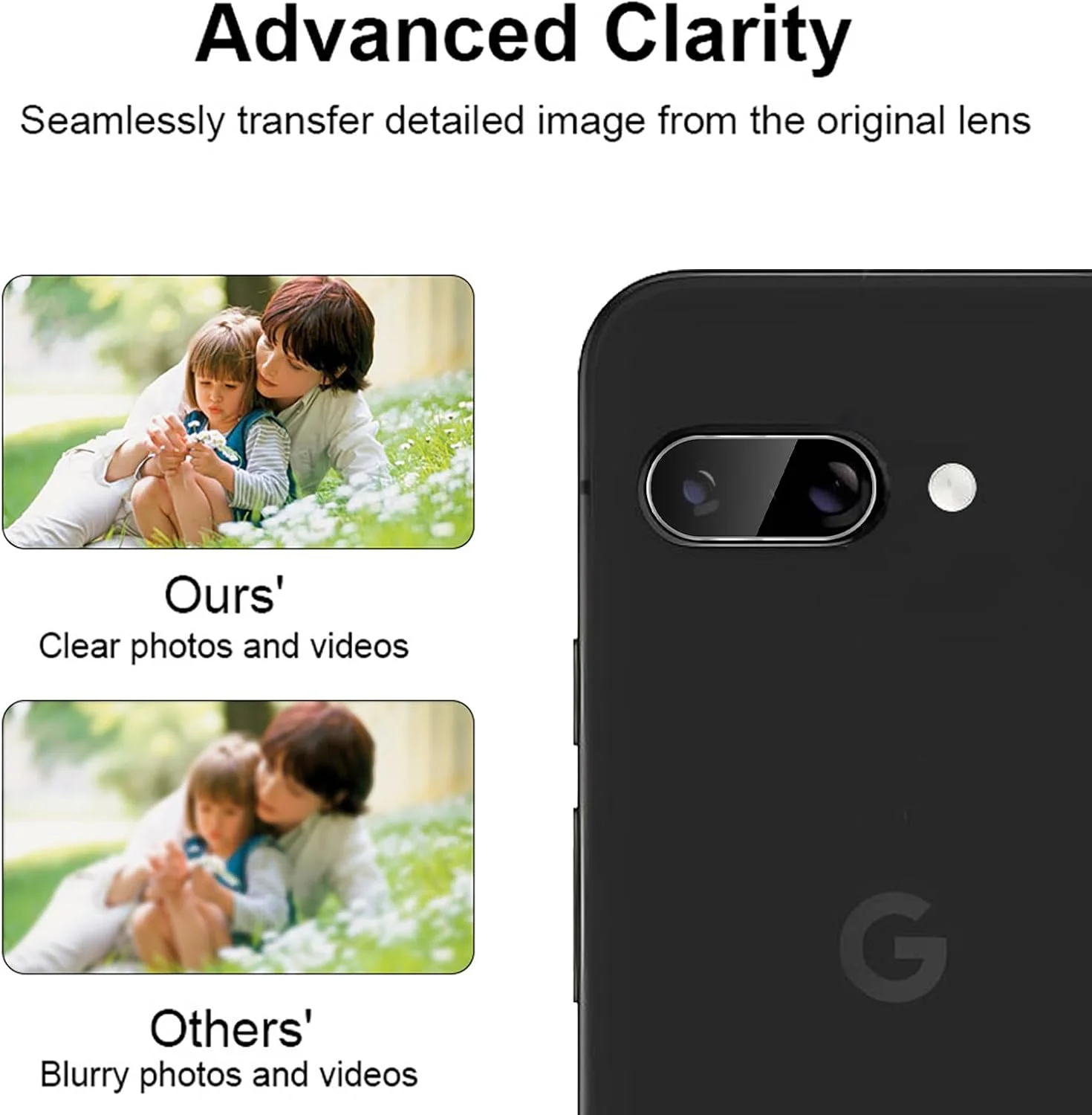 محافظ دوربین پشتی فوق العاده نازک 4 تکه GIOPUEY سازگار با Google Pixel 9A، شیشه حرارت دیده HD [ضد خش] شیشه حرارت دیده دوربین برای Google Pixel 9A