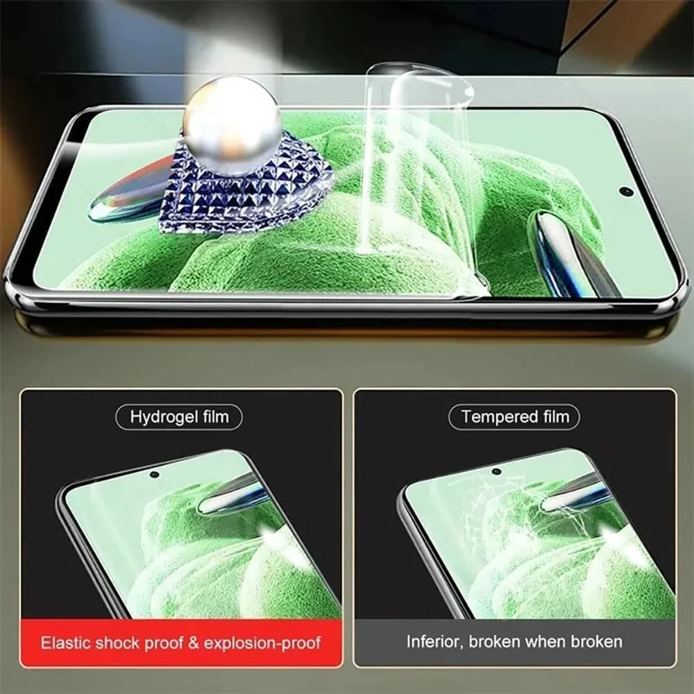 محافظ صفحه نمایش هیدروژل Piniwwe برای گوگل پیکسل 9 پرو/پیکسل 9، بسته 2 عددی، محافظ صفحه نمایش TPU نرم و شفاف، HD شفاف [غیر شیشه ای]