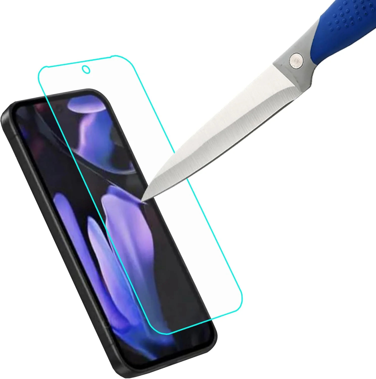 محافظ صفحه نمایش Mr.Shield سازگار با Google Pixel 9A [سازگار با باز کردن قفل اثر انگشت] [3 عدد] [شیشه حرارت دیده] [شیشه ژاپنی با سختی 9H]