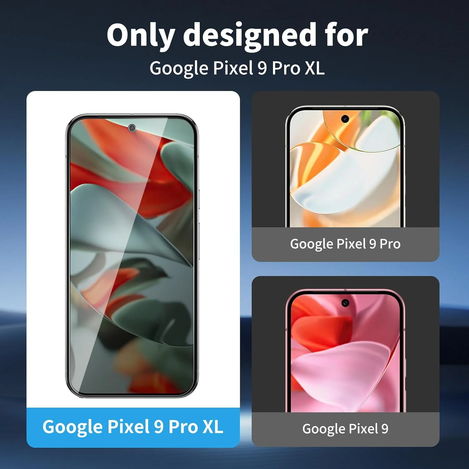 محافظ صفحه نمایش حریم خصوصی BIESHKJ بسته 3 عددی برای Google Pixel 9 Pro XL، فیلم محافظ شیشه ای سخت شده با کیفیت بالا، نصب آسان، سختی 9H، مقاوم در برابر خراش، ضد اثر انگشت محافظ صفحه نمایش حریم خصوصی BIESHKJ بسته 3 عددی برای Google Pixel 9 Pro XL، فیلم محافظ شیشه ای سخت شده با کیفیت بالا، نصب آسان، سختی 9H، مقاوم در برابر خراش، ضد اثر انگشت