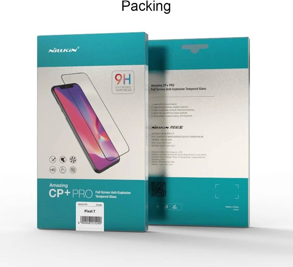 محافظ صفحه نمایش شیشه ای ضد انفجار نیلکین CP+ PRO، 0.33 میلی متر، طراحی 2.5 بعدی برای گوگل پیکسل 7 - مشکی محافظ صفحه نمایش شیشه ای ضد انفجار نیلکین CP+ PRO، 0.33 میلی متر، طراحی 2.5 بعدی برای گوگل پیکسل 7 - مشکی