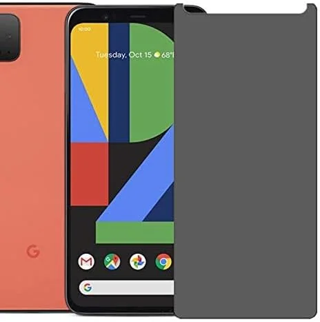 محافظ صفحه نمایش حریم خصوصی AISELAN 2 عددی برای گوگل پیکسل 4 XL، [سازگار با قاب] [ضد تابش نور] [ضد جاسوسی] محافظ صفحه نمایش شیشه حرارت دیده برای گوگل پیکسل 4XL